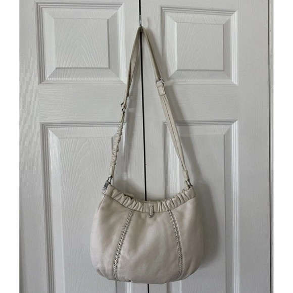 BRIGHTON Off-White Crossbody/Shoulder Leather Bag - Picture 2 of 16